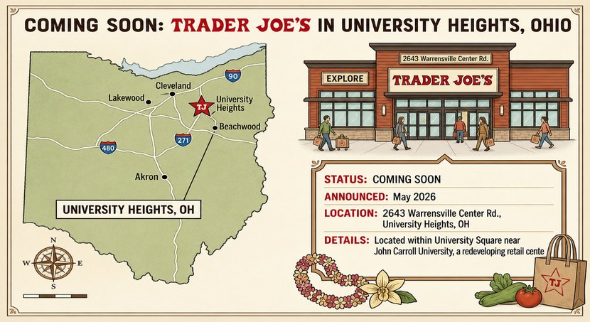 Coming Soon: Trader Joe's in University Heights, Ohio