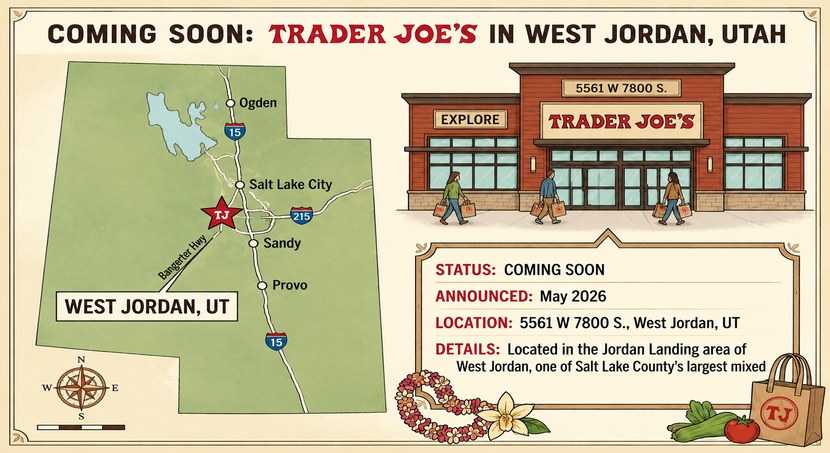 Coming Soon: Trader Joe's in West Jordan, Utah