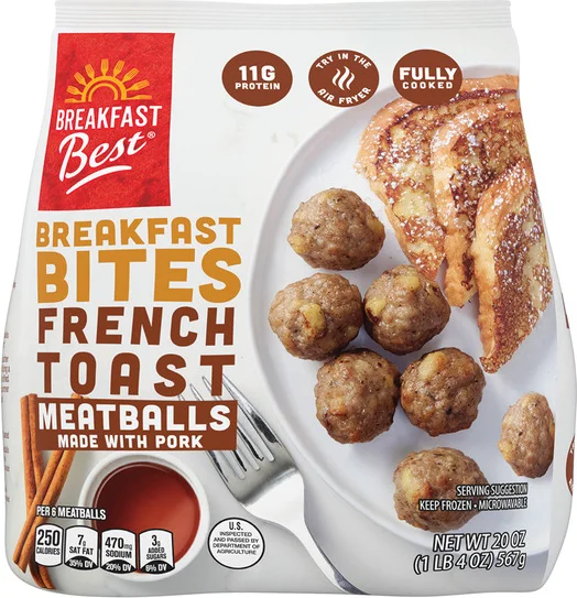 Breakfast Best French Toast Meatballs