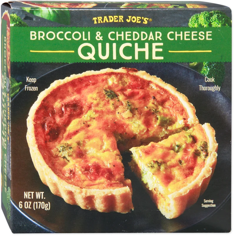 Broccoli Cheddar Quiche