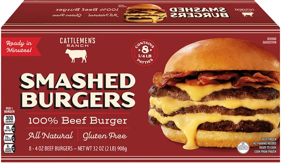 Cattlemen's Ranch Seasoned Smash Burgers