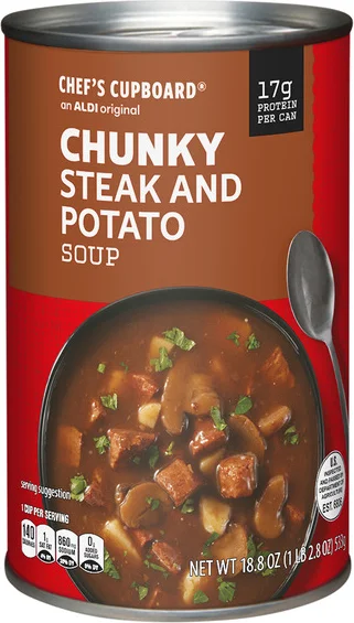 Chef's Cupboard Chunky Steak and Potato Soup