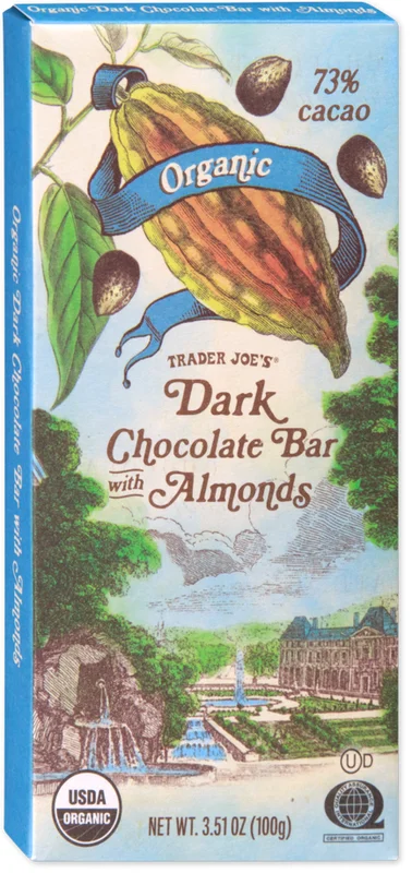 Dark Chocolate Bar with Almonds