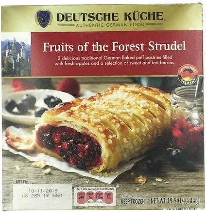 Deutsche Küche Frozen Fruits of the Forest Strudel