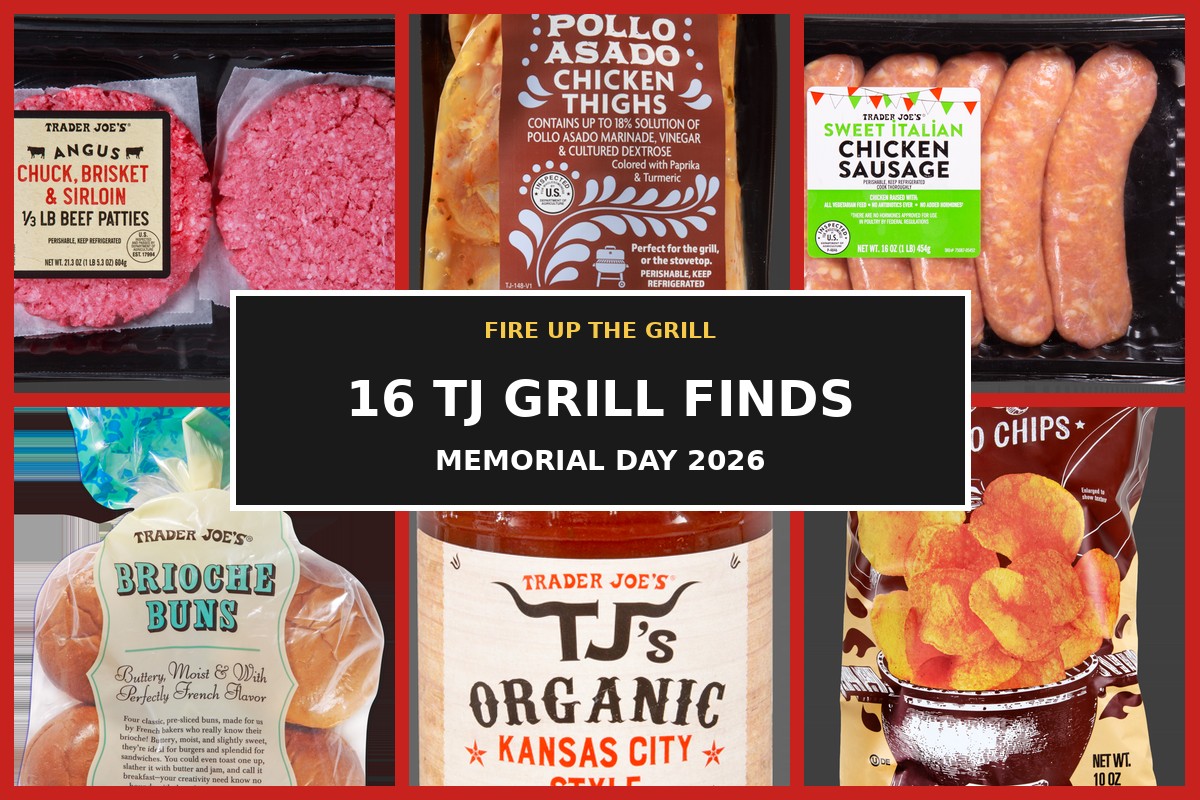 Trader Joe's grill and cookout finds for Memorial Day weekend