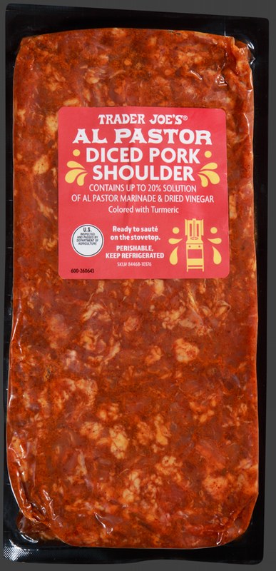 Al Pastor Diced Pork Shoulder at Trader Joe's