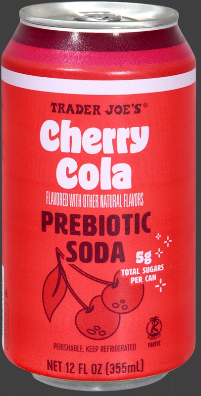 Cherry Cola Prebiotic Soda at Trader Joe's