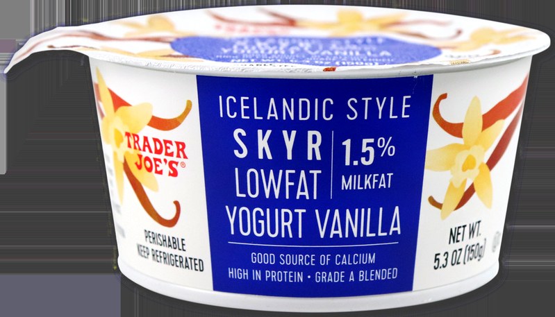 Icelandic Style Skyr Lowfat Vanilla Yogurt at Trader Joe's