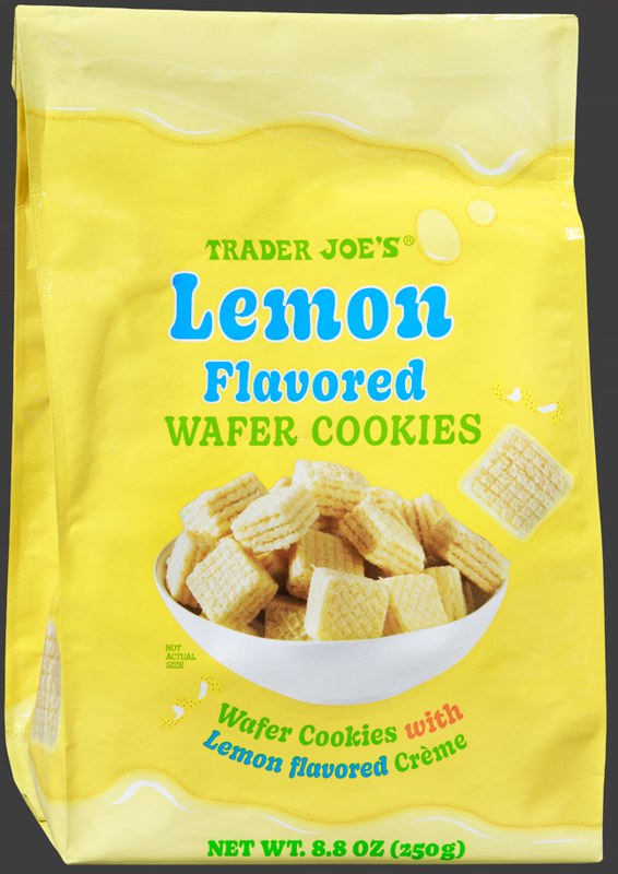 Lemon Flavored Wafer Cookies at Trader Joe's
