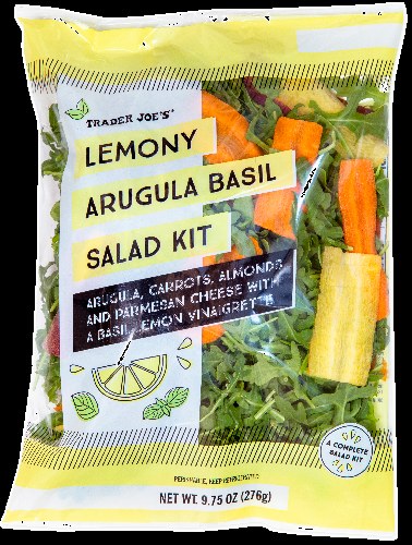 Lemony Arugula Basil Salad Kit at Trader Joe's