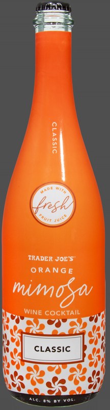 Orange Mimosa Wine Cocktail at Trader Joe's
