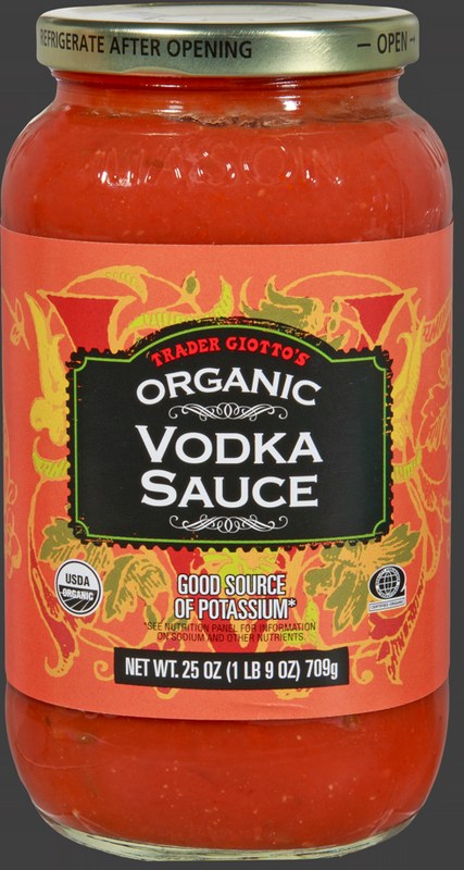 Organic Vodka Sauce at Trader Joe's