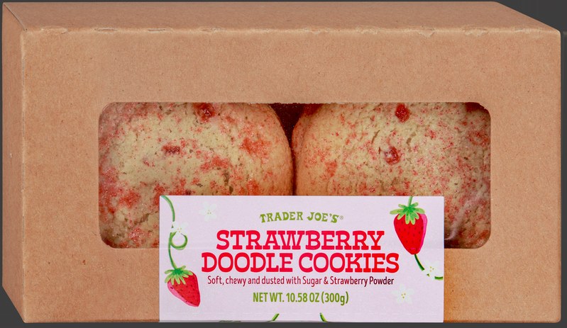Strawberry Doodle Cookies at Trader Joe's