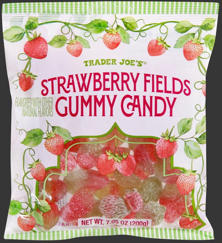 Strawberry Fields Gummy Candy at Trader Joe's