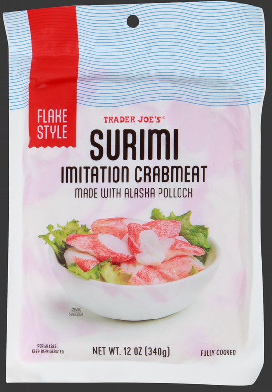 Surimi Imitation Crabmeat at Trader Joe's