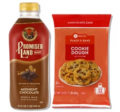 Promised Land Milk 32 oz or SE Grocers Cookie Dough 16 oz