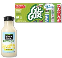 Minute Maid Zero Drinks 52 oz or Yoplait Go-Gurt 8 ct