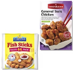 Gorton's Fish Sticks or Fillets 24.5 oz or InnovAsian Entrées 16-18 oz