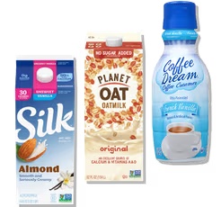Silk Plant Based Milk 64 oz, Coffee Dream Creamer 32 oz or Planet Oat Oatmilk 52 oz or creamer 32 oz