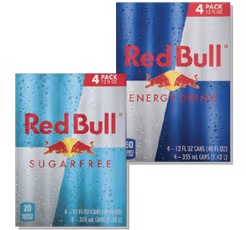 4 Pk Red Bull 12 oz