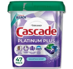 Cascade Platinum Plus Pacs 47 ct