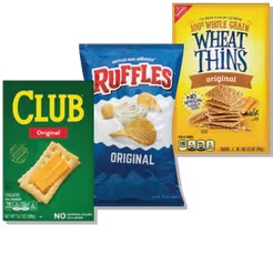 Kellogg's Club Crackers 7.1-13.7 oz, Ruffles 7.7-9 oz or Nabisco Snack Crackers 3.5-9.5 oz