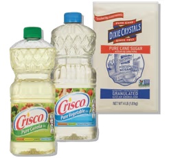 Crisco Vegetable or Canola Oil 40 oz or Dixie Crystals Sugar 4 lb