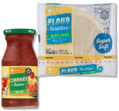 SE Grocers Flour Tortillas 8 or 10 ct or salsa or picante sauce 16 oz