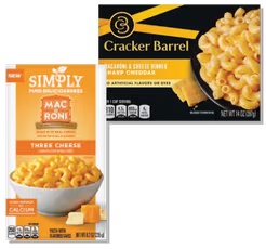 Cracker Barrel Macaroni & Cheese 12-14 oz or Simply Mac-A-Roni 8.2 oz