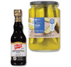 French's Worcestershire Sauce 10 oz or SE Grocers Pickles 24 oz