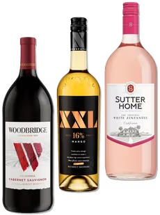 Sutter Home or Woodbridge 1.5 L or XXL 750 mL