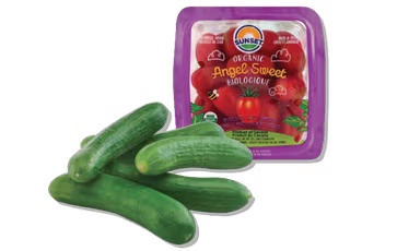 Mini or Organic Mini Cucumbers or Organic Angel Sweet Tomatoes 16 oz