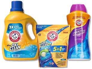 Arm & Hammer Laundry Detergent 75-105 oz, paks 32-42 ct or scent boosters 45 oz