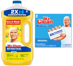 All Mr. Clean Cleaners and Erasers
