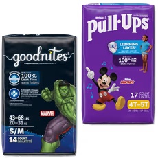 Huggies Goodnites, Little Movers, Snugglers or Pull-Ups 11-31 ct