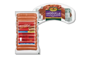 Eckrich Smoked Link or Rope Sausage 13-14 oz or Gwaltney Traditional or Chicken Franks 48 oz