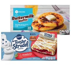 Pillsbury Toaster Strudel or Donuts 9.1-11.7 oz, Welch's Protein Smoothie 6 oz or SE Grocers Waffles 10 ct