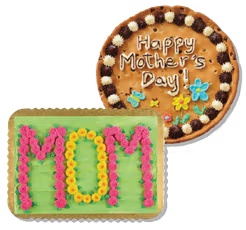 12 Inch Hand Decorated Message Cookie or Brownie