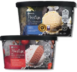Prestige Premium Ice Cream or Frozen Yogurt 48 oz