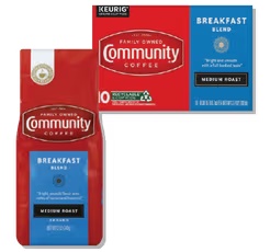 Community Coffee 11-12 oz bag or 10 ct pods