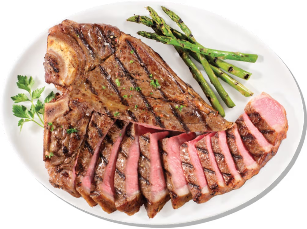 USDA Choice Beef T-Bone Steak or Boneless Flap Meat