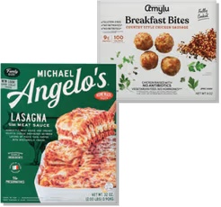 Michael Angelo's Family Size Entrées 25-32 oz or Amylu Sausage 8 oz