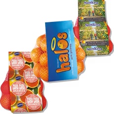 3 lb Bag Sunkist Navel, Cara Cara Oranges or Halos Mandarins