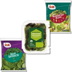 Dole Salad Blends 5-12 oz or Know & Love Organic Salad 5 oz
