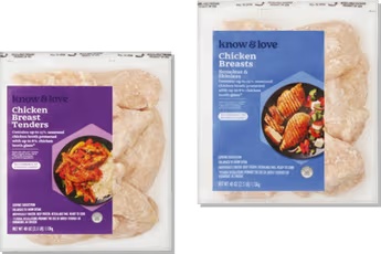 Know & Love Chicken Wings, Boneless Skinless Breast or Tenders 40-48 oz
