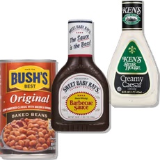 Bush's Baked or Grillin' Beans 21.5-28 oz, Sweet Baby Ray's Barbecue 18 oz or Marinade or NSA Barbecue Sauce 16 oz or Ken's Salad Dressing 16 oz