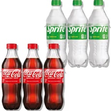 6 Pk Coca-Cola Products 16.9 oz btls