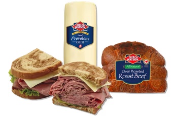 Dietz & Watson Provolone Cheese or Roast Beef, Corned Beef or Pastrami