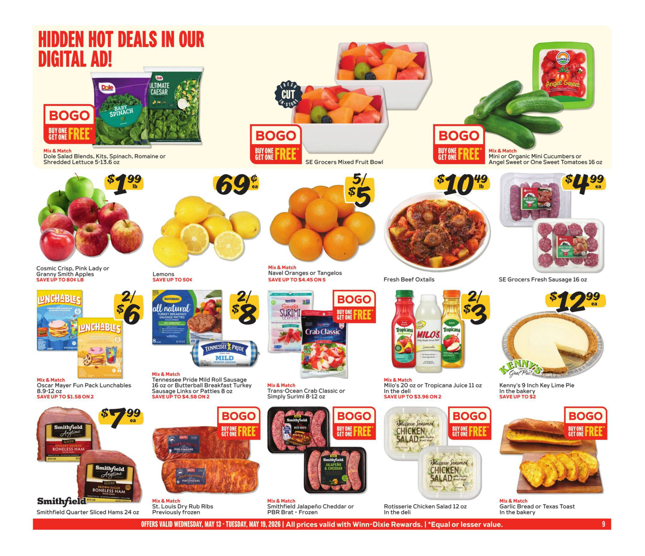 Winn-Dixie Weekly Ad Page 9