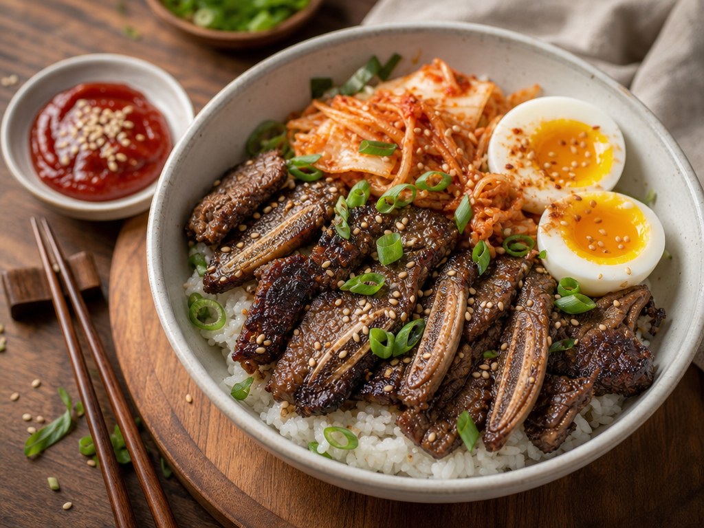 Korean-Inspired Short Rib Rice Bowls - in store